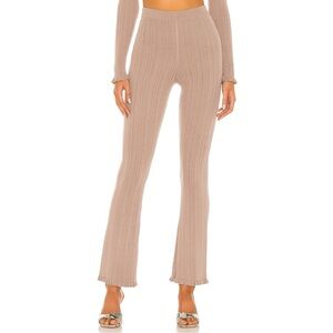 New Tularosa Variegated Rib Pant in Taupe, Size. XS